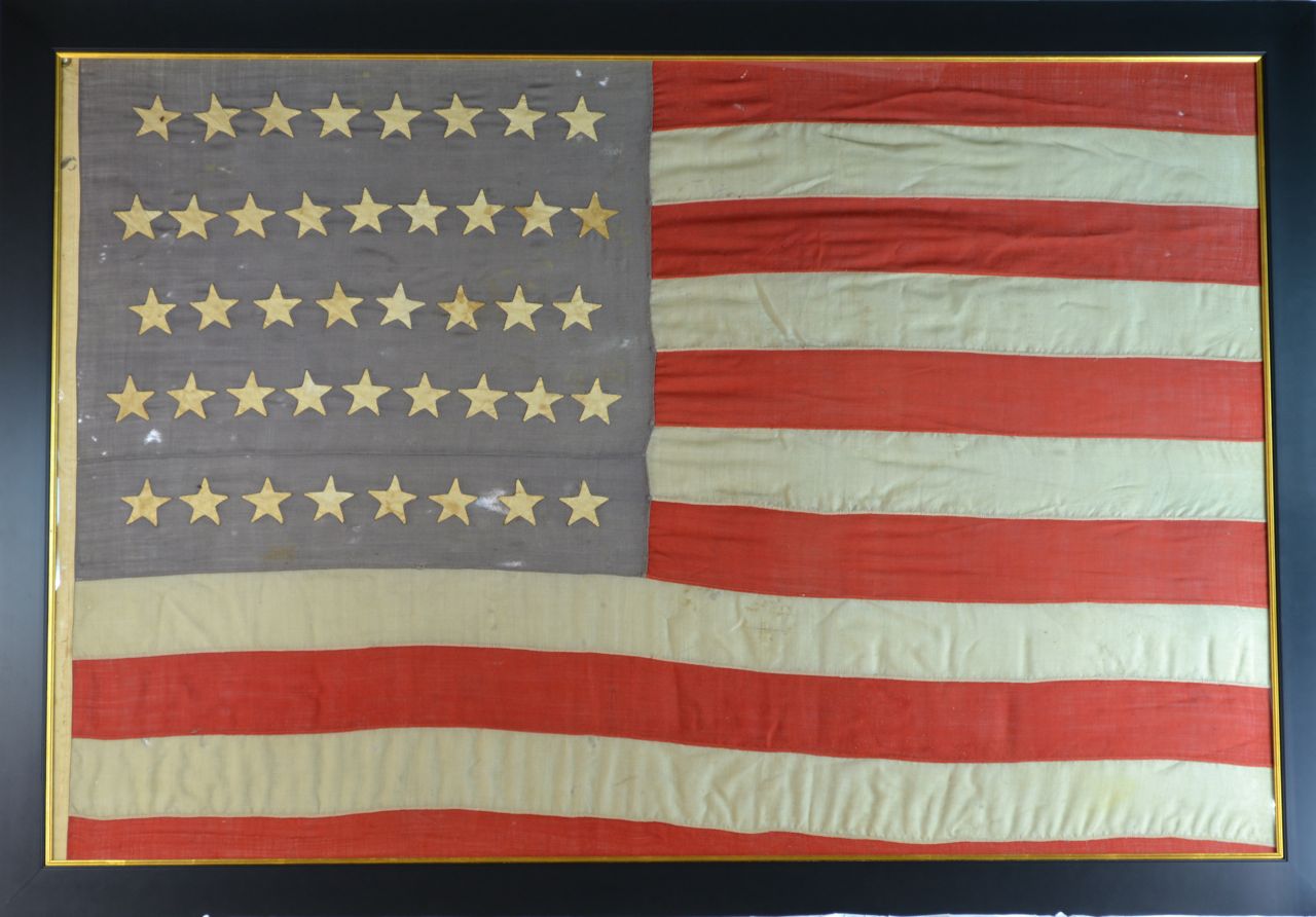 42 STAR FLAG ANTIQUE IMAGE