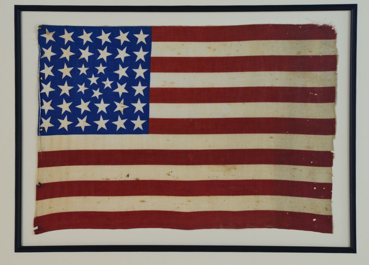 38 STAR FLAG ANTIQUE IMAGE