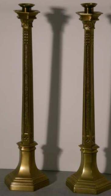 BRASS CANDLESTICKS IMAGE