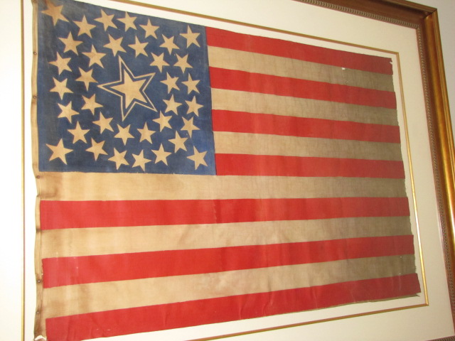 ANTIQUE FLAG IMAGE