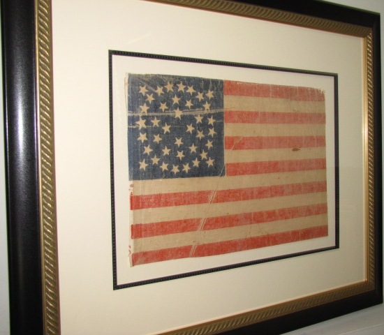 ANTIQUE STAR FLAG IMAGE