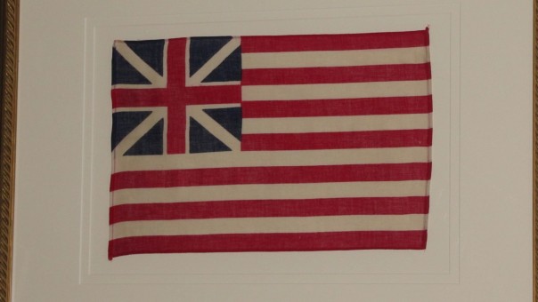 RARE 1876 GRAND UNION FLAG 1ST UNITED STATES FLAG / SOLD - Historical ...