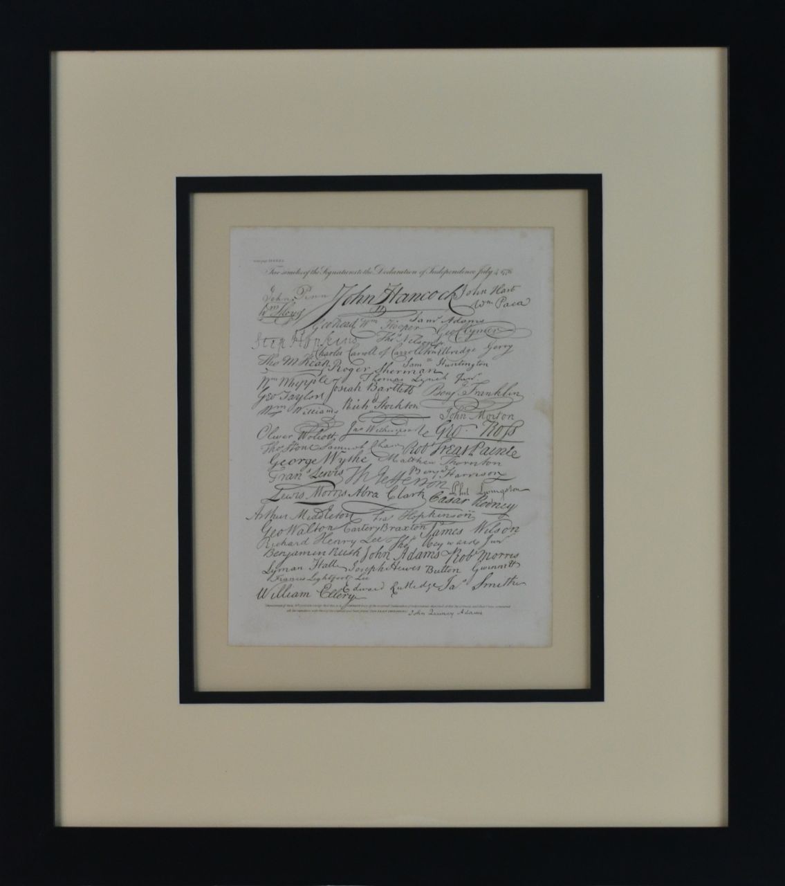 SIGNERS OF DECLARATION IMAGE