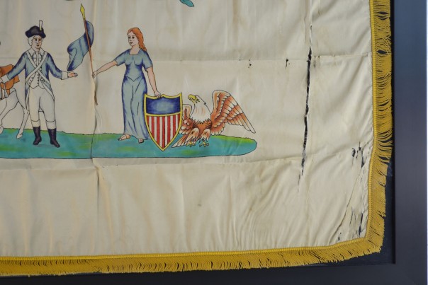 1876 COMMANDER IN CHIEF GUARDS FLAG SKU 9018 / SOLD - Historical Americana