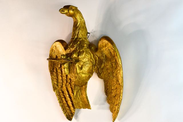 GILT CARVED EAGLE PHOTO