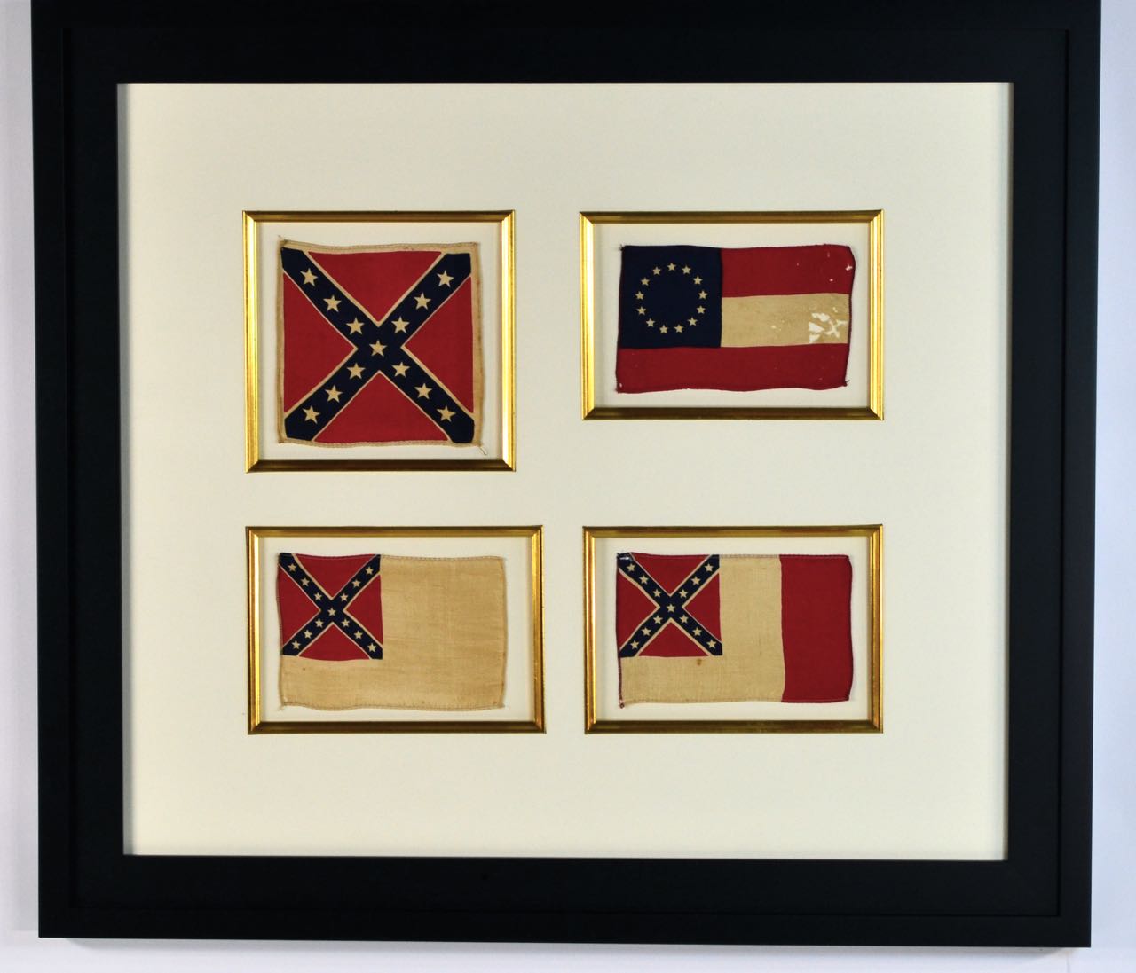 ANTIQUE CONFEDERATE FLAGS IMAGE