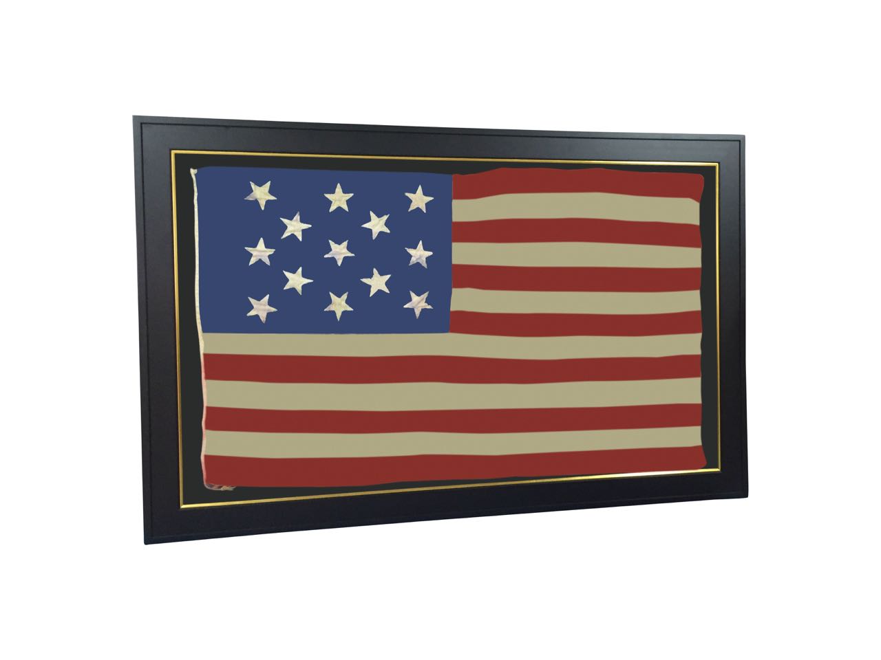 ANTIQUE 13 STAR FLAG IMAGE