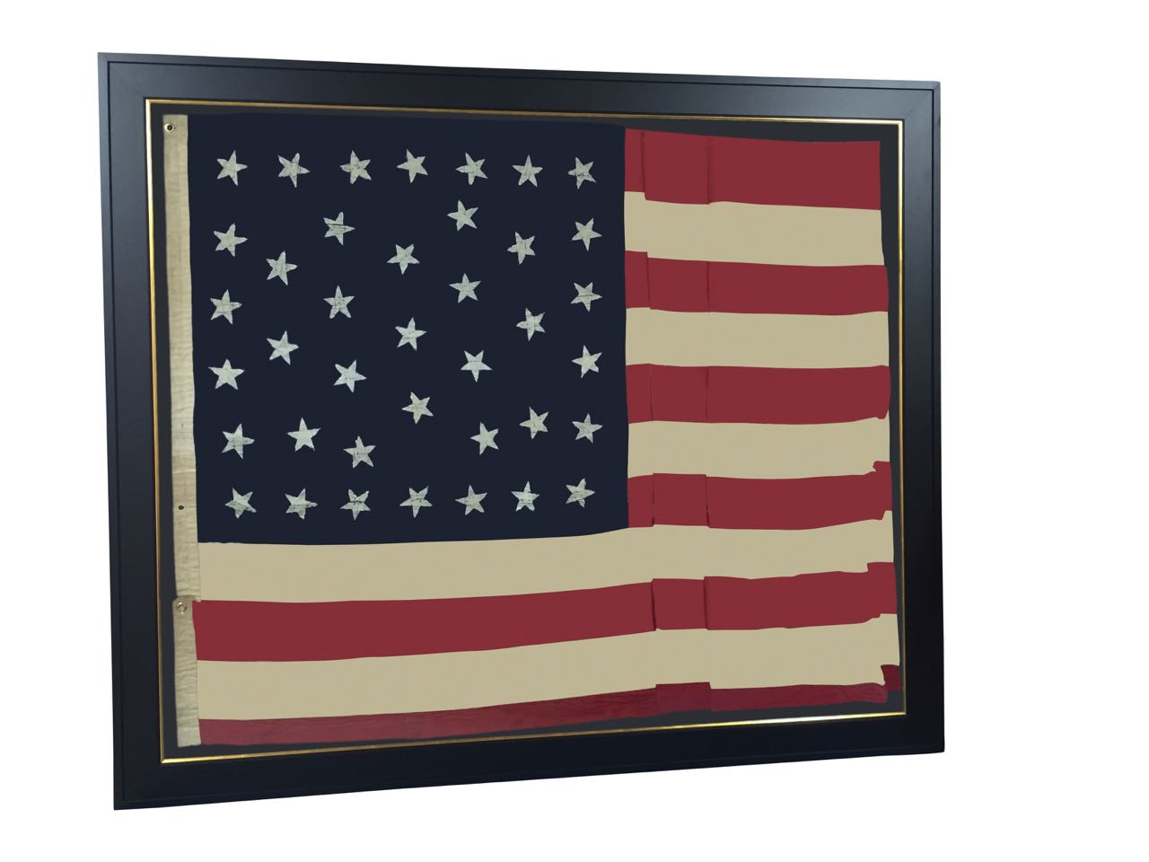 ANTIQUE 39 STAR FLAG IMAGE