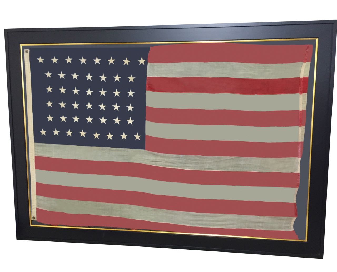 ANTIQUE 44 STAR FLAG IMAGE