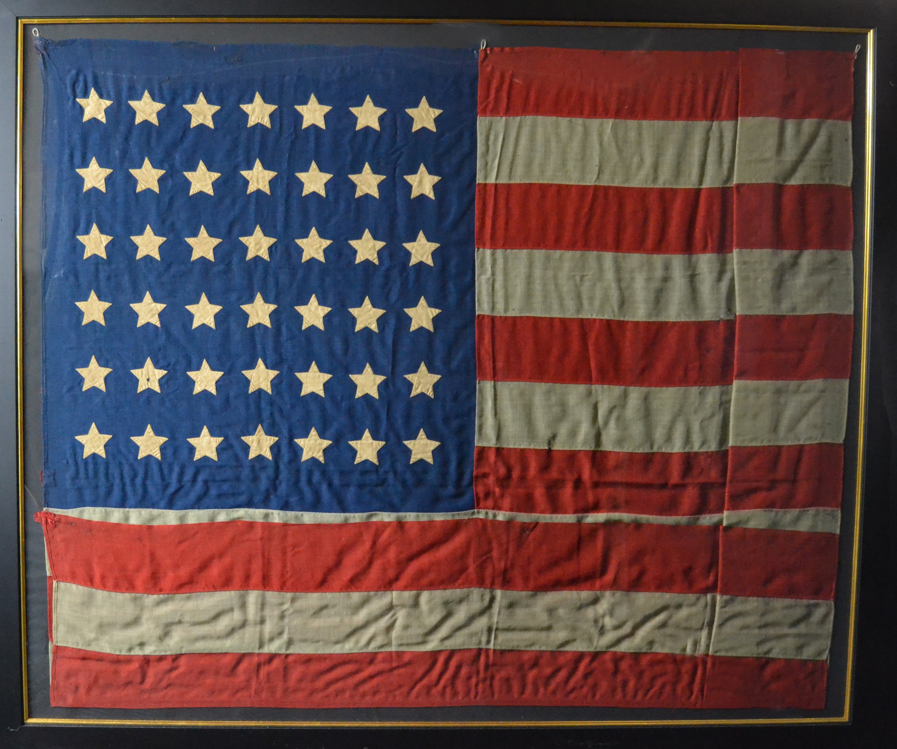 Authentic antique 42 star flag