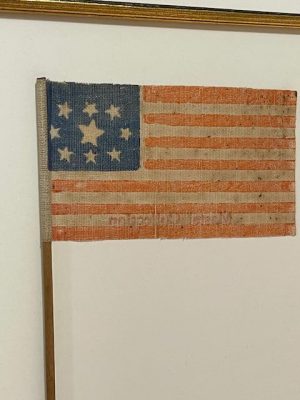 Rare 9 Star Civil War Sympathy Flag