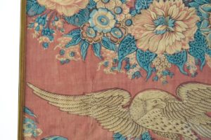 Silk Eagle Textile Circa 1840