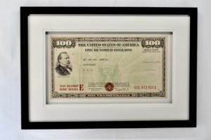 Large Vintage US Bond Bank Poster