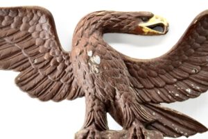 Vintage Metal Federal Wall Eagle