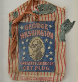 Rare Antique Tobacco Bag, George Washington