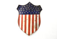 Rare Antique Federal Shield, Hand Made