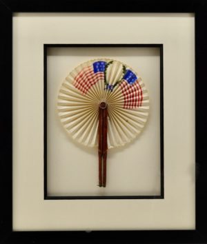 Antique Patriotic American Flag Fan