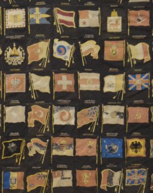Antique Collection of Tobacco Silks International Flags