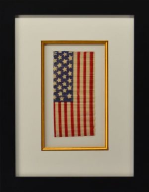 Antique Paper Flag with 28 Stars