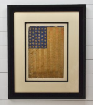 ANTIQUE 40 STAR AMERICAN FLAG