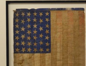 ANTIQUE 40 STAR AMERICAN FLAG