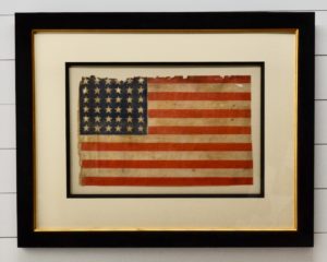 ANTIQUE 36 STAR CIVIL WAR AMERICAN FLAG