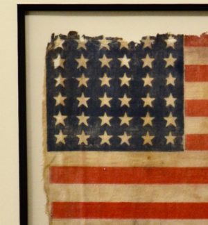 ANTIQUE 36 STAR CIVIL WAR AMERICAN FLAG