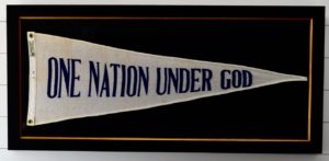 67 Year Old - "One Nation Under God" Wool Banner