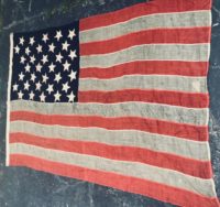 Antique 34 Star American Flag