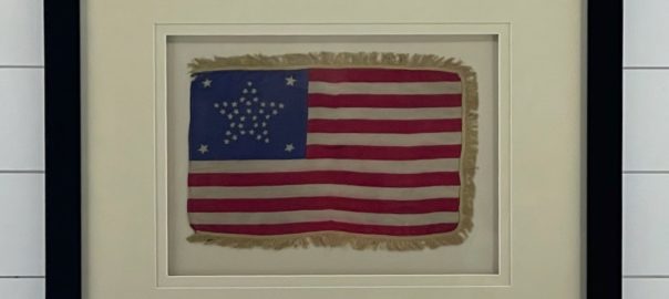 Rare 37 Star American Flag Great Star Pattern