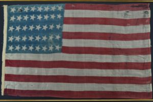 Rare Antique 40 Star American Flag / #15748