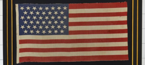 Antique 45 Star American Flag #6068