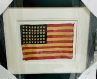 VINTAGE FRAMED 48 STAR FLAG FOR CHRISTMAS GIFT #9816